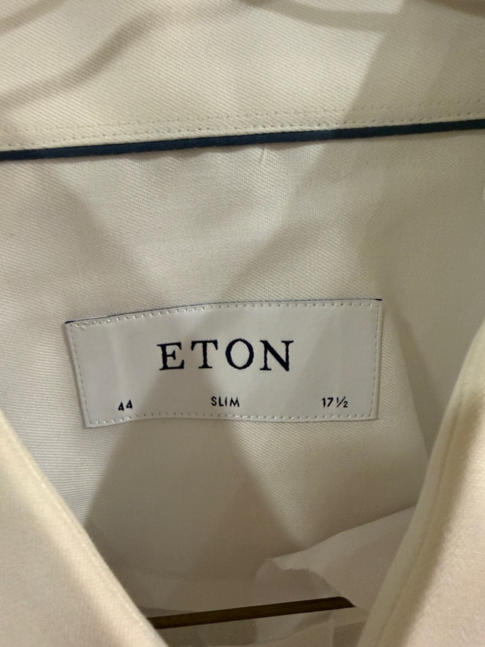 Eton Slim Dress Shirt in Ivory